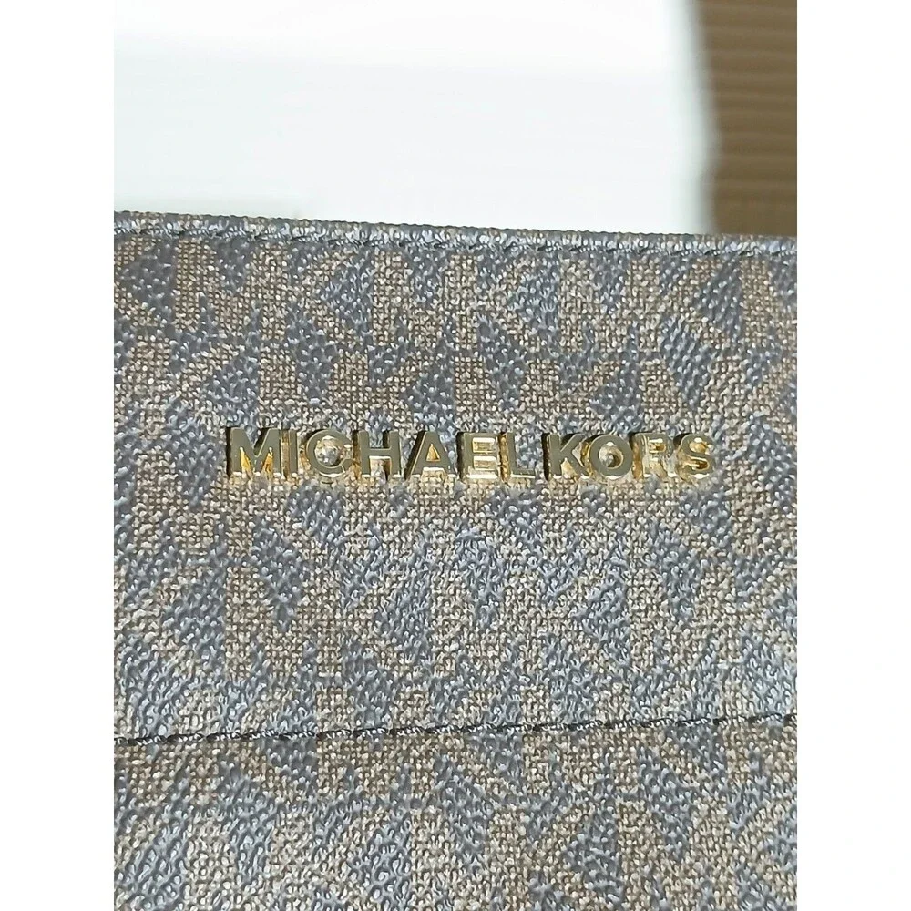 Michael Kors Brown Logo Tote Shoulder Bag